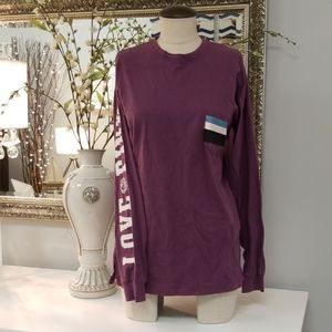 Pink Victoria's secret long sleeve shirt XS